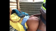 Play Black Messiah's Outdoor Quickie: Cumshot For Night Guard Protecting Sexy Student